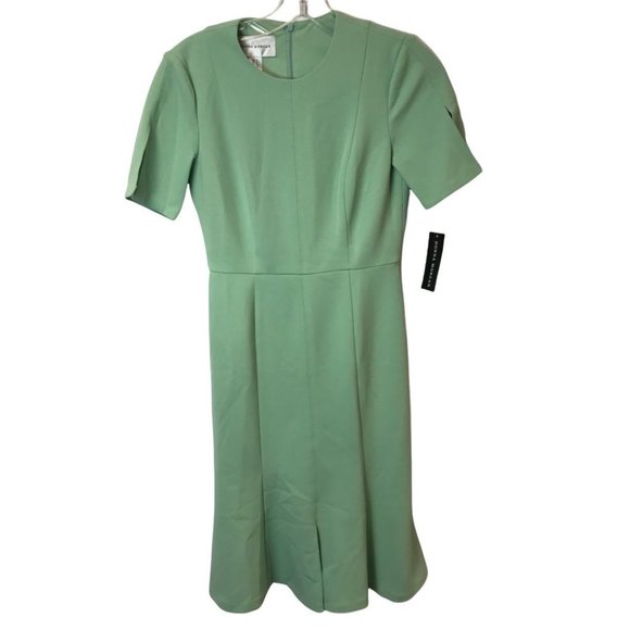 Donna Morgan Women's Split Sleeve Fit & Flare Dress (Size 0) - Picture 1 of 3